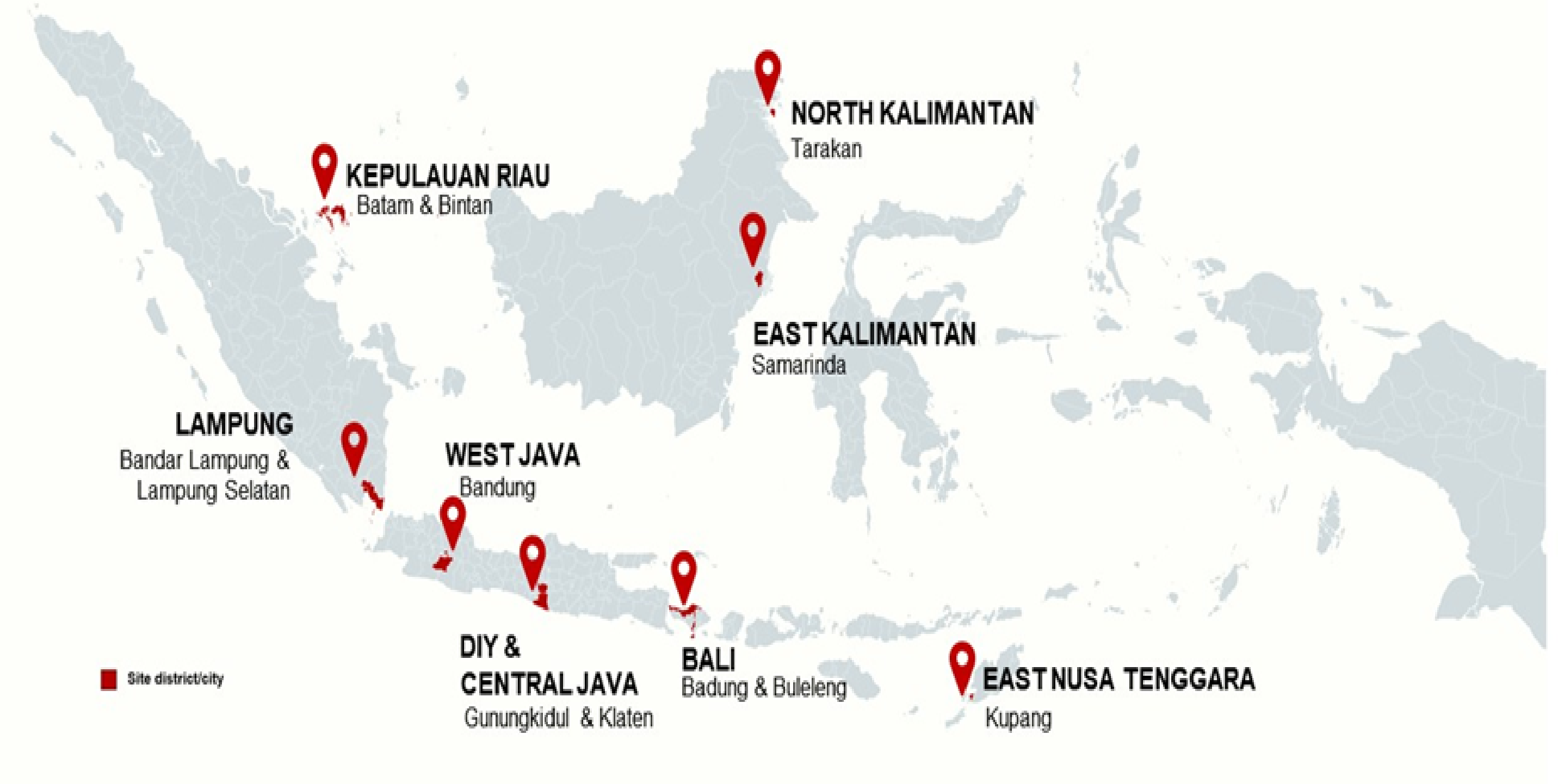 Lokasi Penelitian CEA dan BIA Dengue