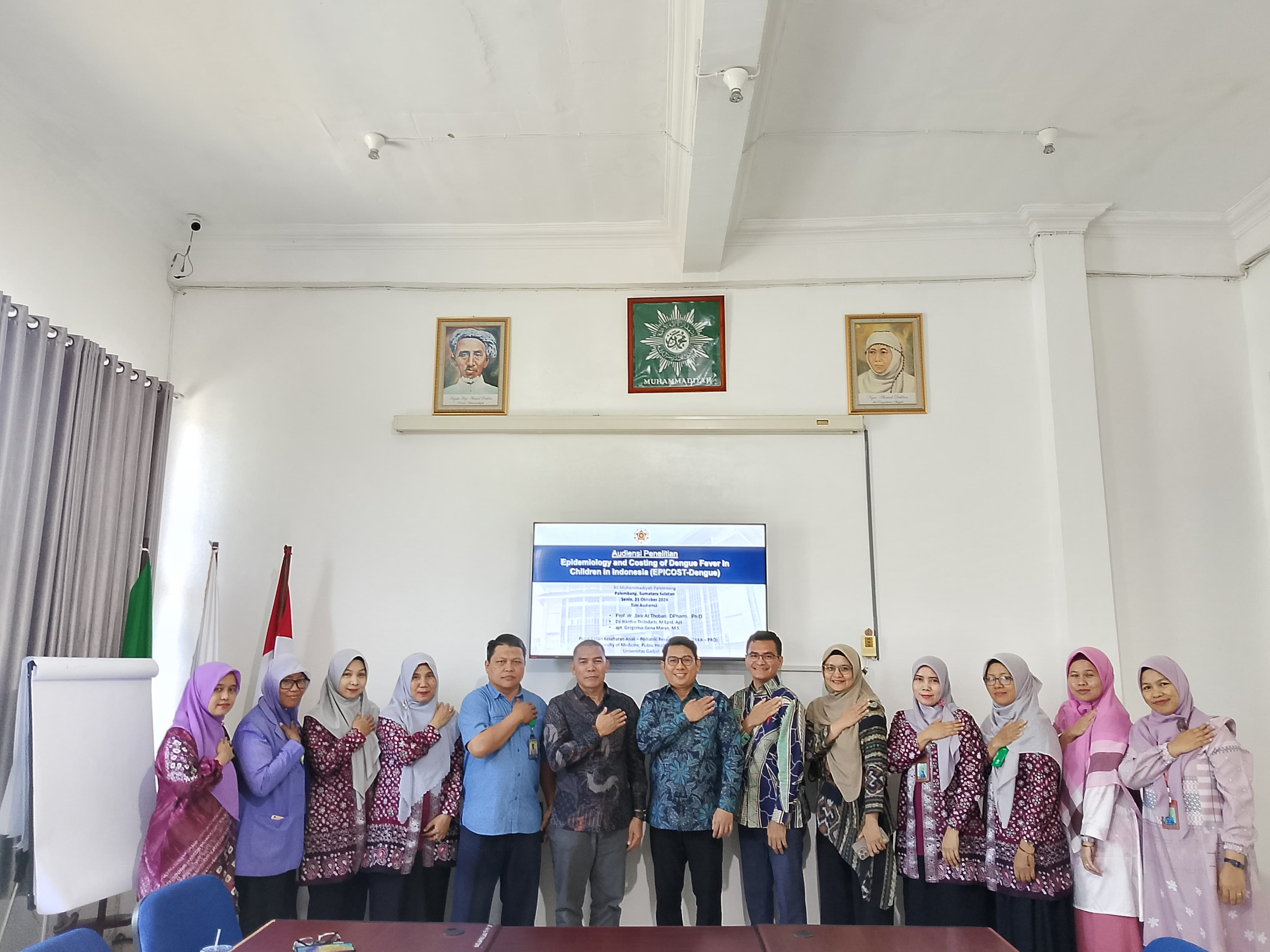 foto bersama 1 audiensi RS Muhammadiyah Palembang 