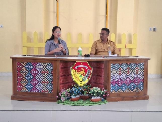 Sesi sambutan perwakilan RSUD Prof Dr W Z Johannes