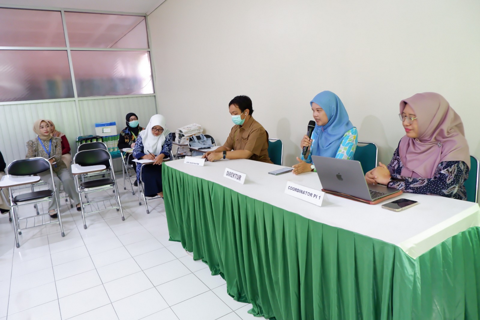 Sesi SMV bersama A.Tim Peneliti dan Tim Rumah Sakit Site RSUD Pandan Arang Boyolali