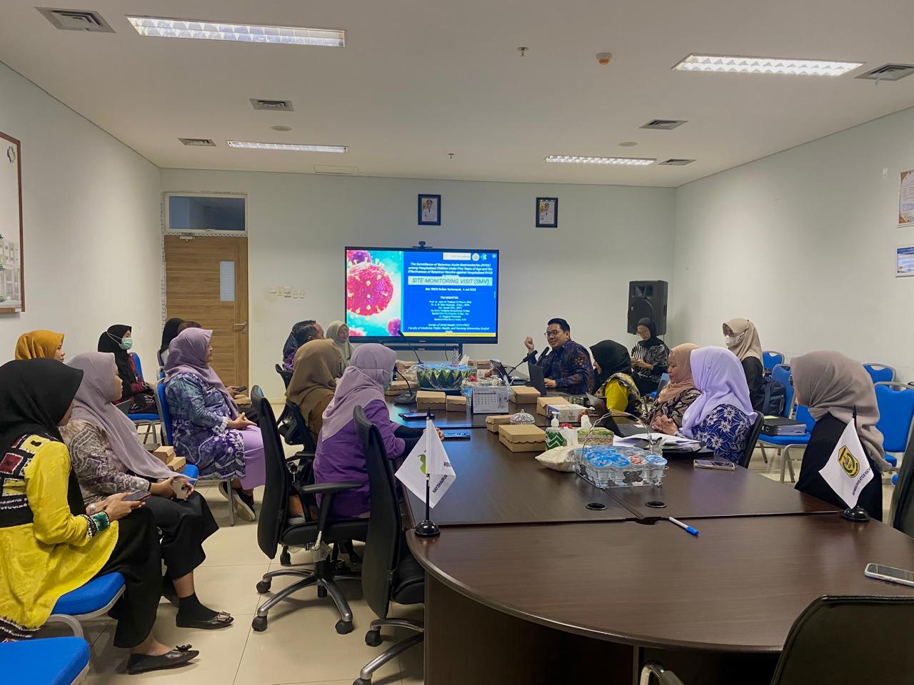 Sesi SMV di RSUD Sultan Suriansyah Banjarmasin.