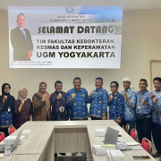 Foto bersama Audiensi dengan Dinas Kesehatan Kabupaten Lombok Barat